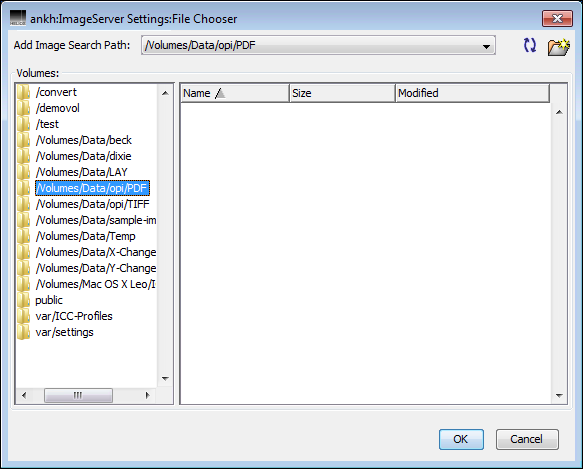 Defining <code>Image Search Paths</code> preferences